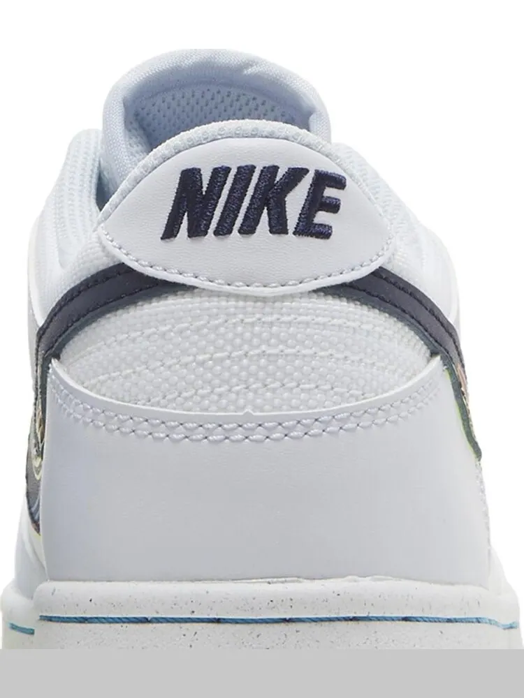 Кроссовки Nike Dunk Low GS '3D Swoosh' — изображение 7 из 8, белый