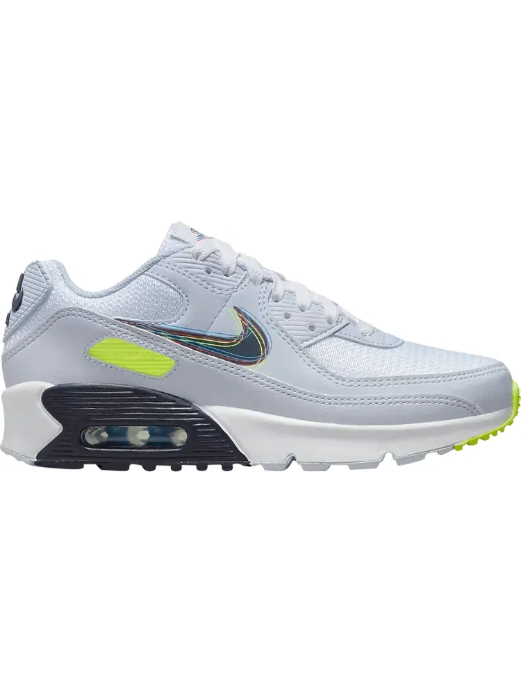 Кроссовки Nike Air Max 90 GS 'Layered Swoosh' — изображение 1 из 1, белый