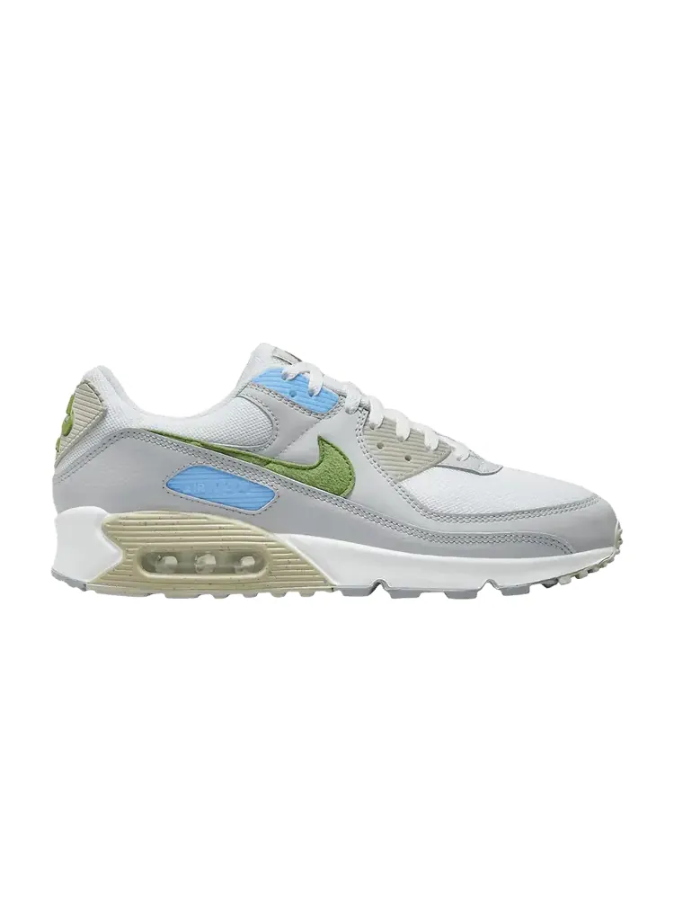 Кроссовки Nike Air Max 90 'Evergreen' — изображение 1 из 1, белый//синий/серый