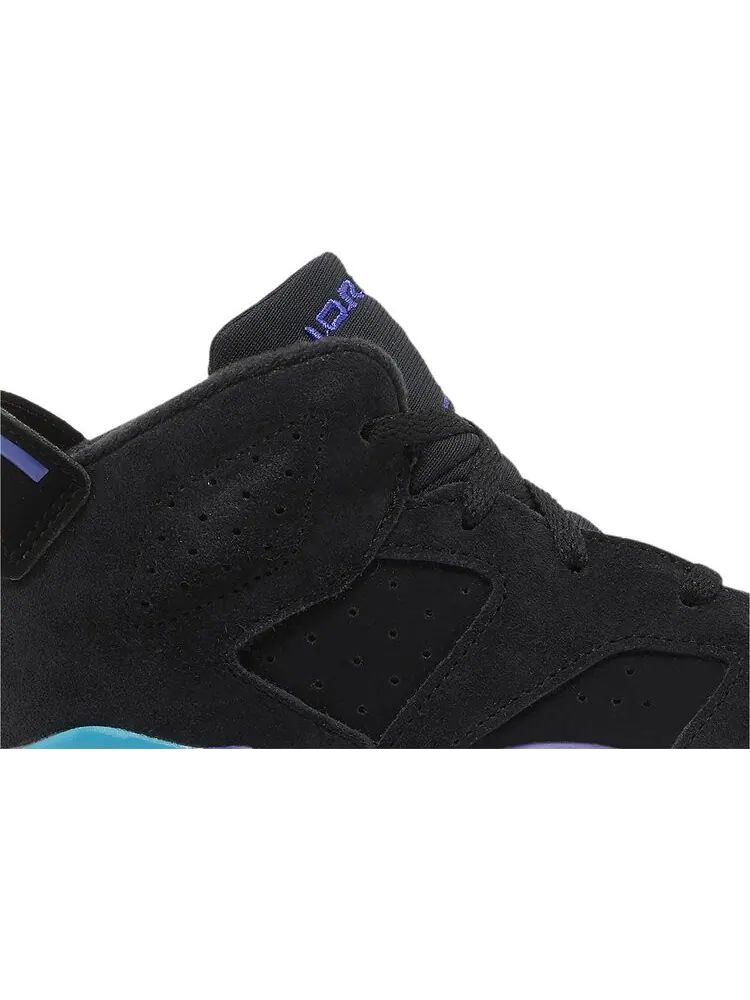 Кроссовки Air Jordan 6 Retro TD 'Aqua' — изображение 2 из 4, черный