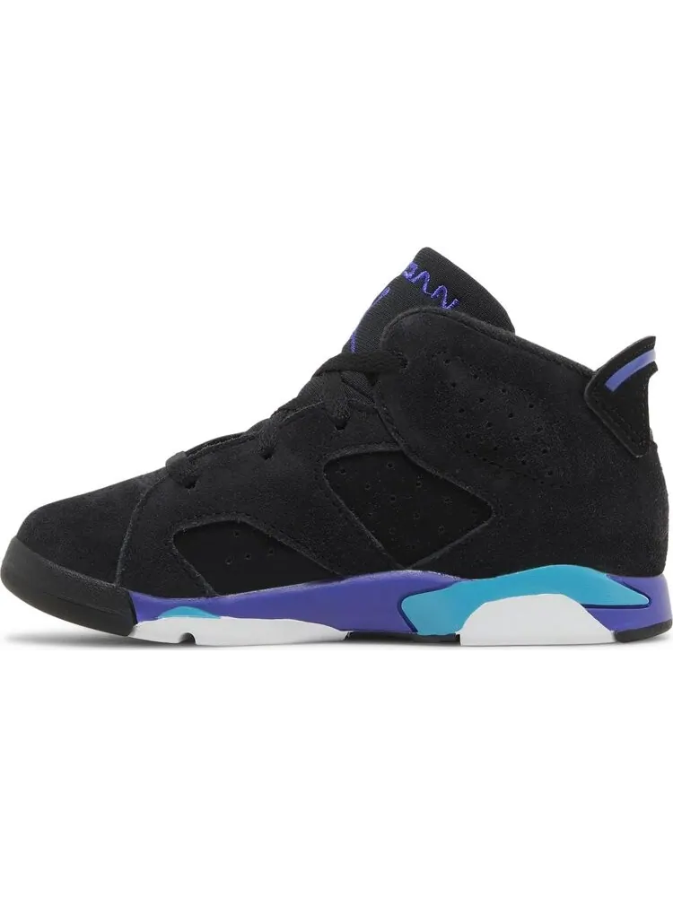 Кроссовки Air Jordan 6 Retro TD 'Aqua' — изображение 3 из 4, черный