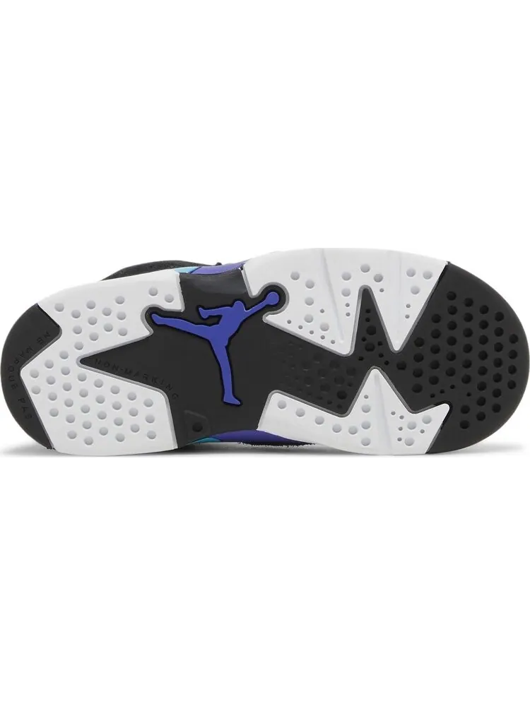 Кроссовки Air Jordan 6 Retro TD 'Aqua' — изображение 4 из 4, черный
