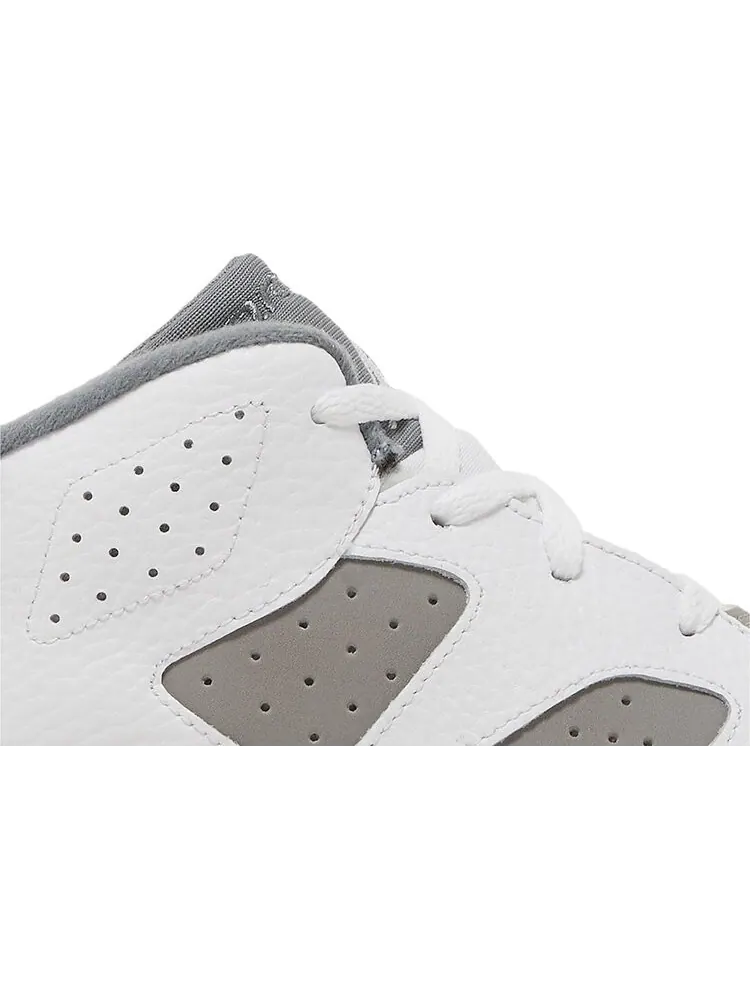 Кроссовки Air Jordan 6 Retro TD Cool Grey — изображение 2 из 8, белый