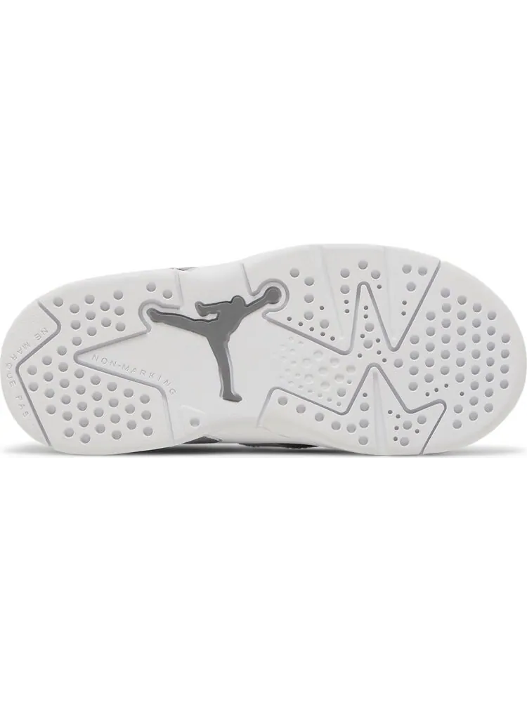 Кроссовки Air Jordan 6 Retro TD Cool Grey — изображение 4 из 8, белый