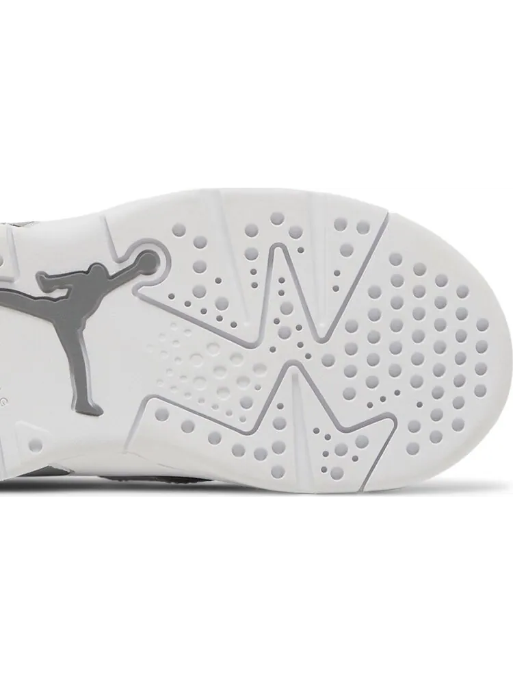 Кроссовки Air Jordan 6 Retro TD Cool Grey — изображение 5 из 8, белый
