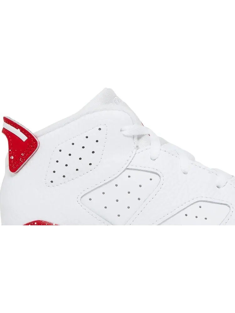 Кроссовки Air Jordan 6 Retro TD Red Oreo — изображение 2 из 8, белый