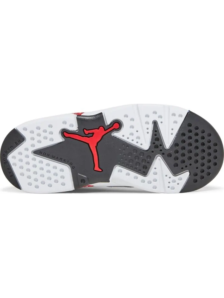 Кроссовки Air Jordan 6 Retro TD Red Oreo — изображение 4 из 8, белый