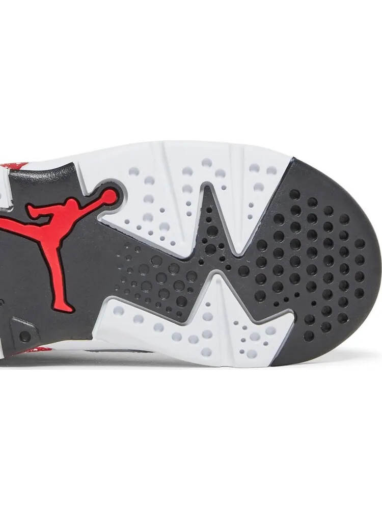 Кроссовки Air Jordan 6 Retro TD Red Oreo — изображение 5 из 8, белый