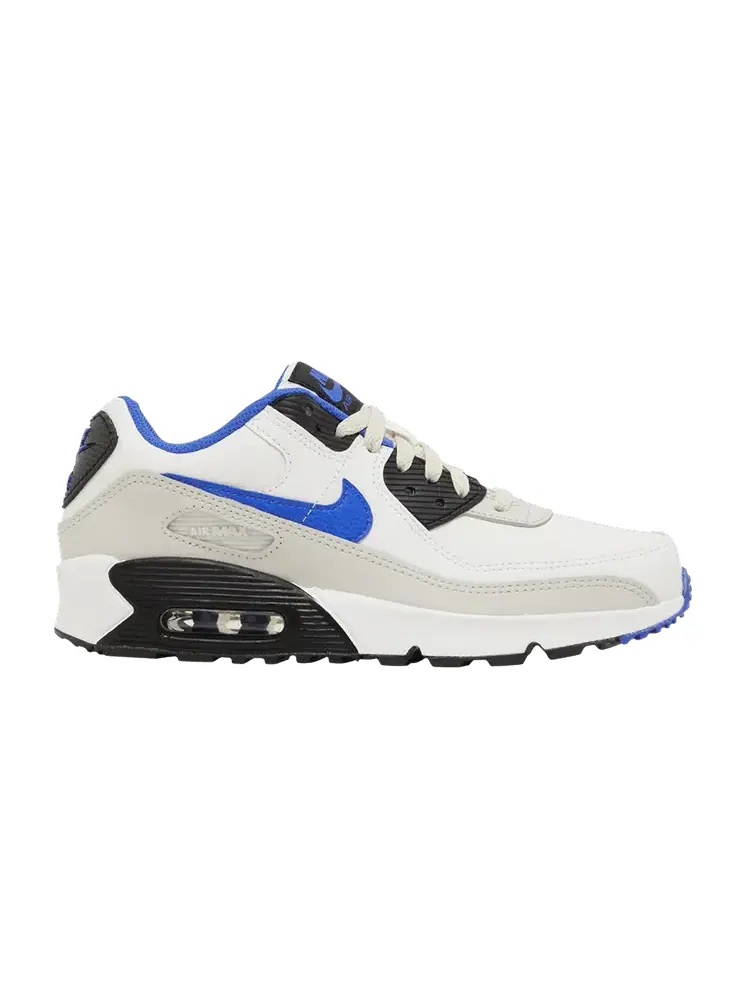 Кроссовки Nike Air Max 90 Leather GS 'Summit White Racer Blue' — изображение 1 из 9