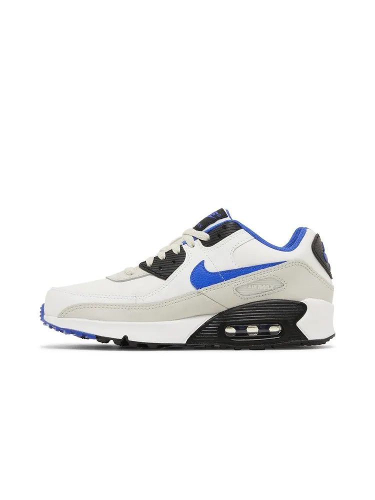 Кроссовки Nike Air Max 90 Leather GS 'Summit White Racer Blue' — изображение 4 из 9