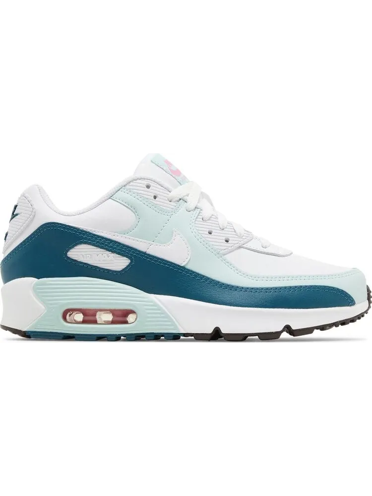 Кроссовки Air Max 90 Leather GS 'White Jade Ice' — изображение 1 из 4, белый