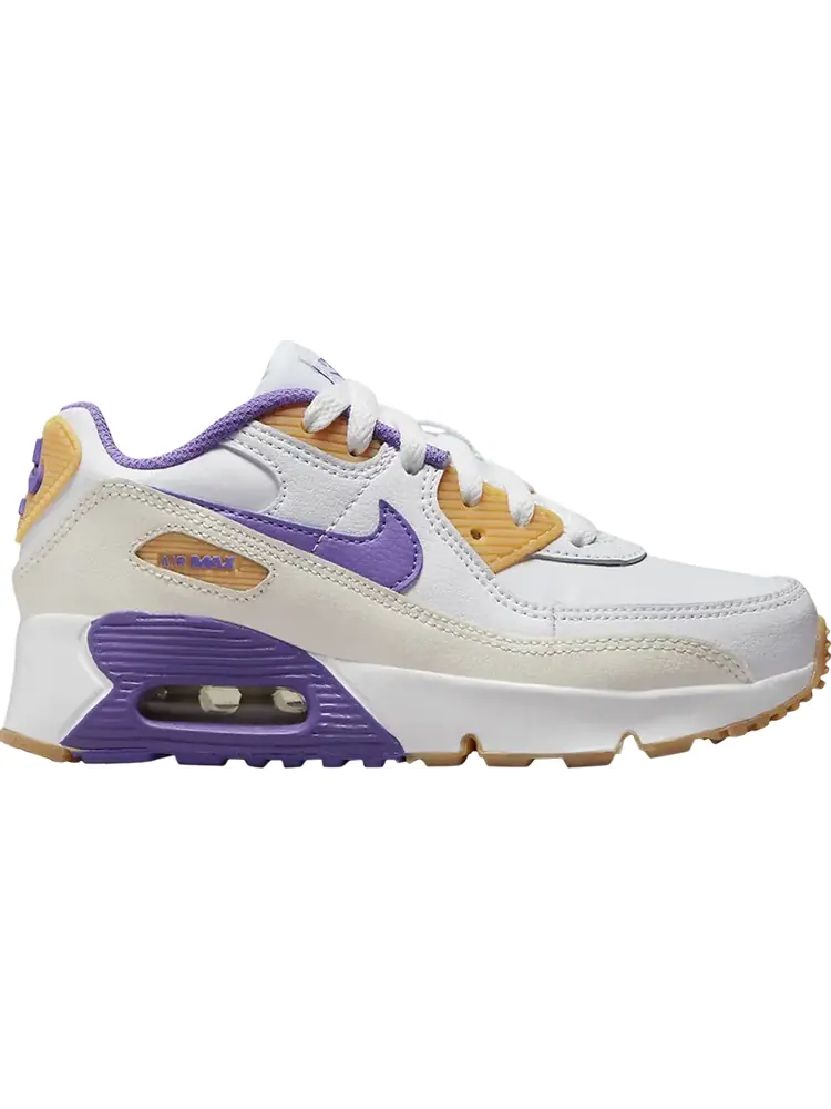 Кроссовки Air Max 90 Leather PS 'White Action Grape' — изображение 1 из 1, белый