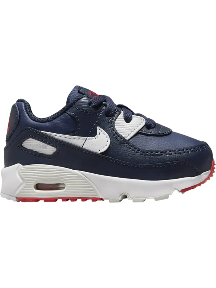 Кроссовки Air Max 90 Leather TD 'Obsidian Track Red' — изображение 1 из 1, синий