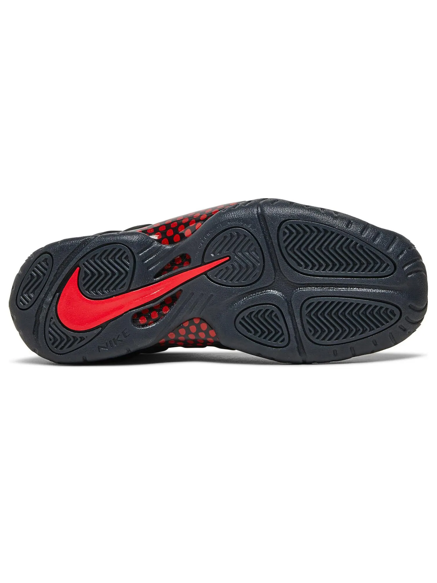 Кроссовки Nike Little Posite One GS 'Bred' — изображение 4 из 8, черный