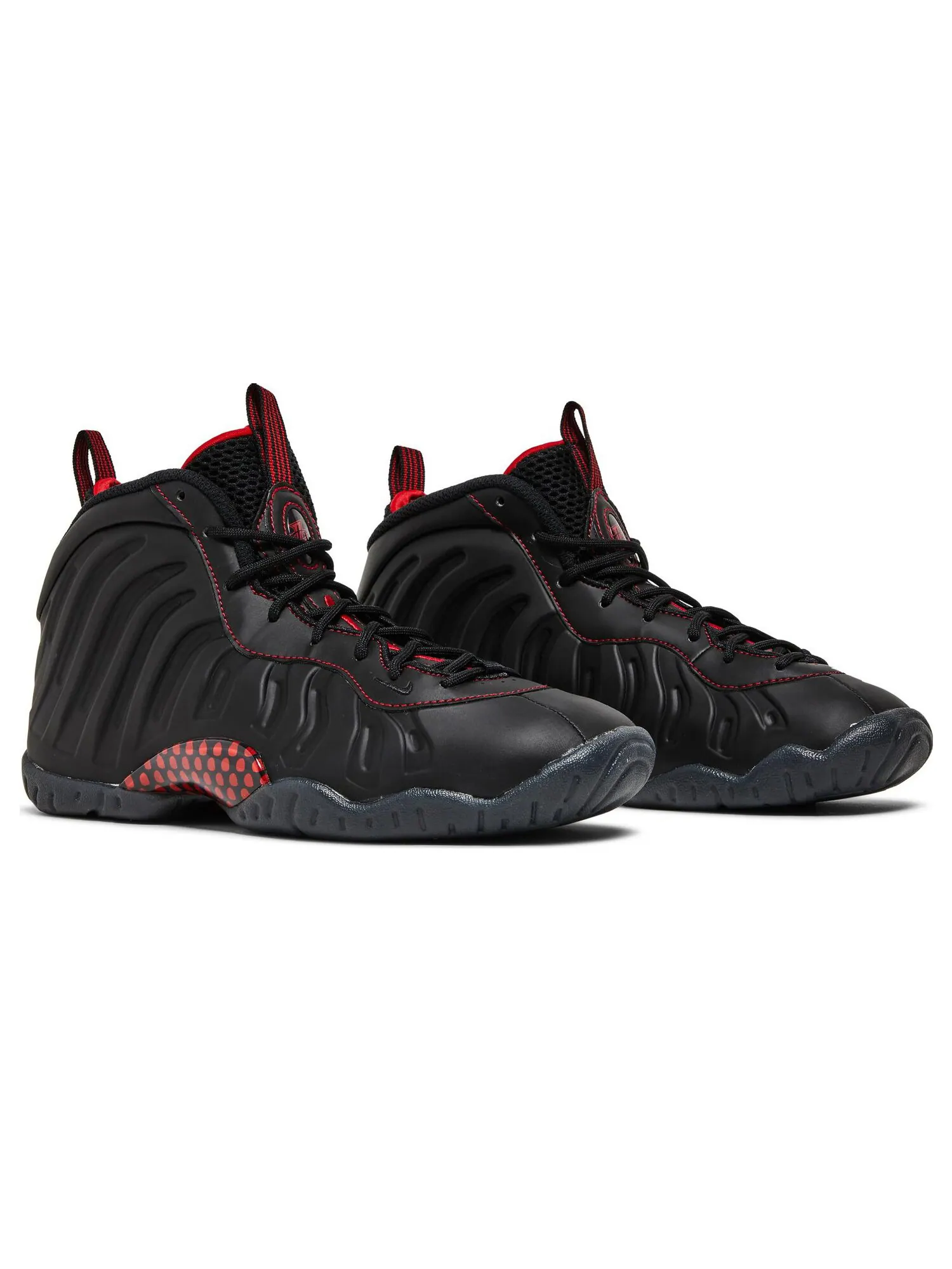Кроссовки Nike Little Posite One GS 'Bred' — изображение 8 из 8, черный