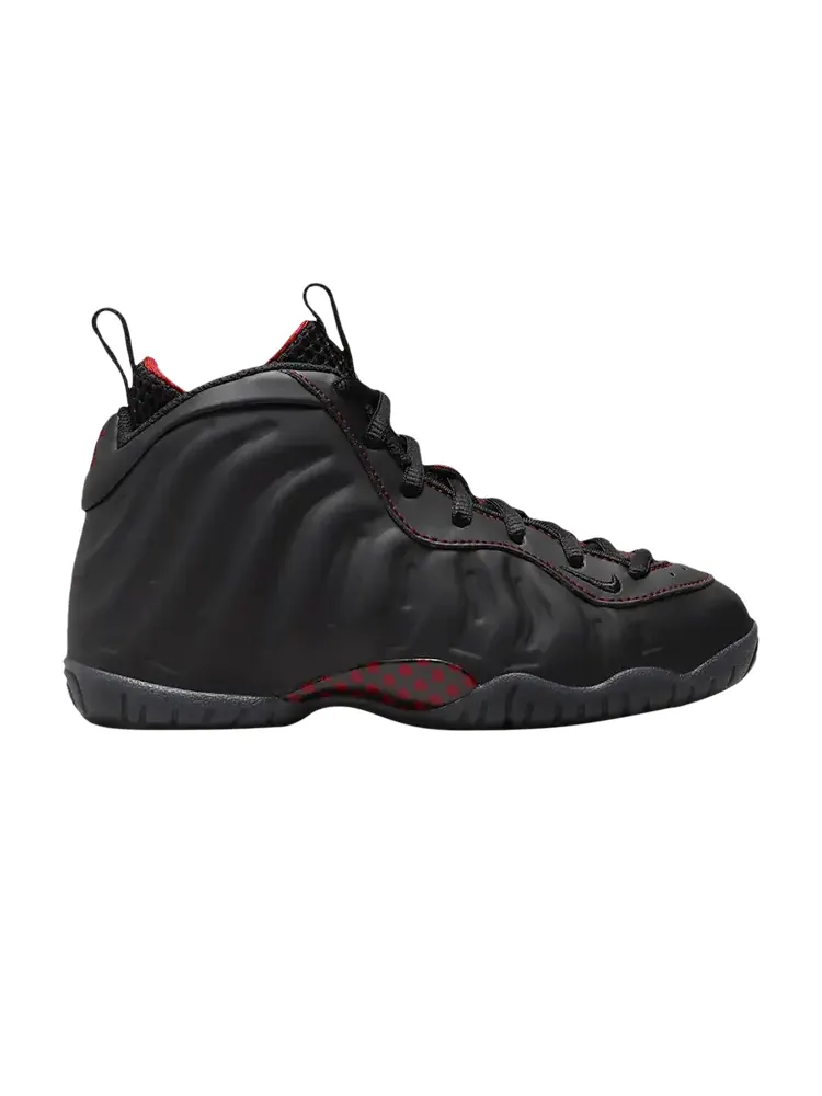 Кроссовки Nike Little Posite One PS 'Bred' — изображение 1 из 1, черный//черный/красный
