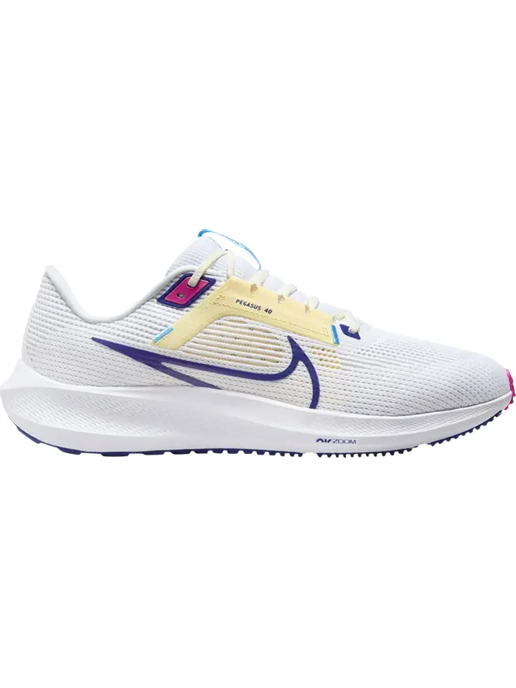 Кроссовки Air Zoom Pegasus 40 'White Deep Royal Blue' — изображение 1 из 1, белый