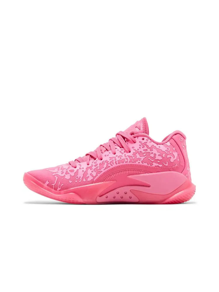 Кроссовки Jordan Zion 3 GS 'Pink Lotus' — изображение 3 из 8, розовый