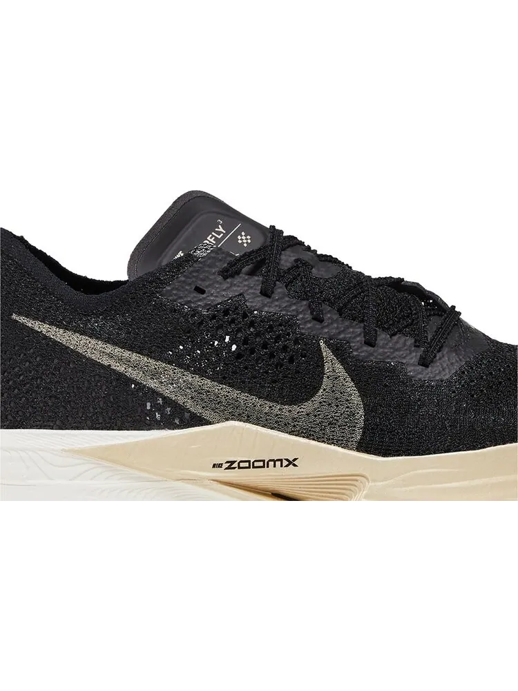 Кроссовки ZoomX VaporFly Next% 3 'Black Metallic Gold Grain' — изображение 2 из 4, черный