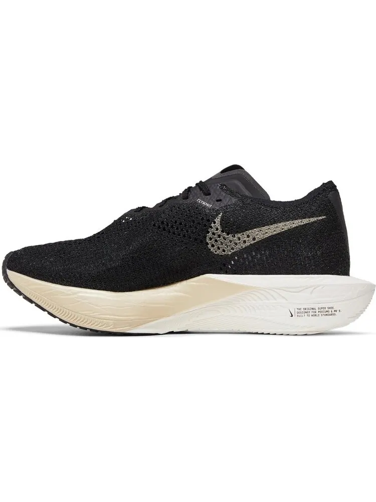 Кроссовки ZoomX VaporFly Next% 3 'Black Metallic Gold Grain' — изображение 3 из 4, черный