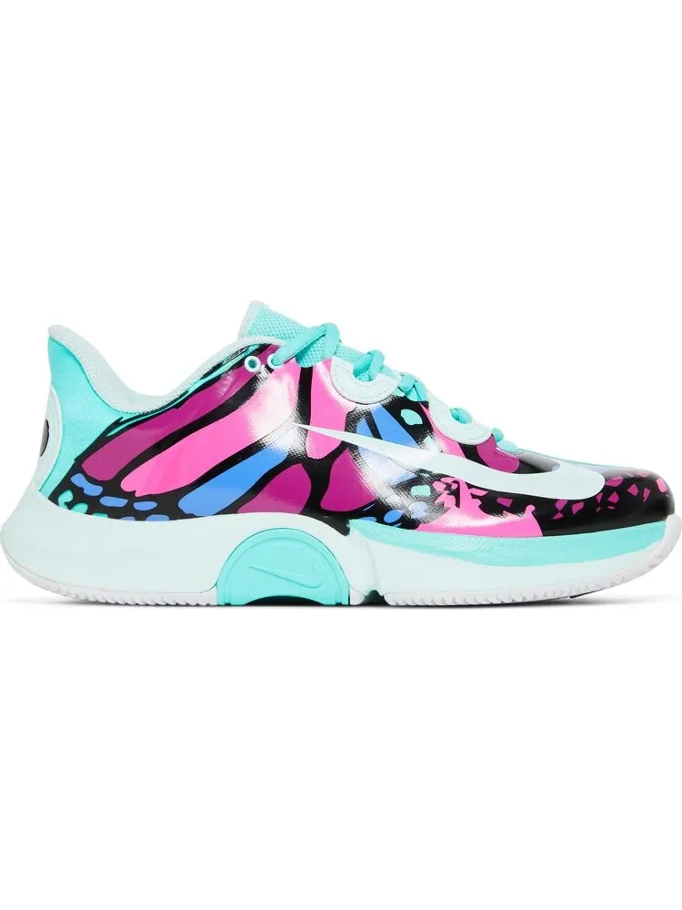 Кроссовки Nike Naomi Osaka x Wmns NikeCourt Air Zoom GP Turbo 'Butterfly' — изображение 1 из 6, синий