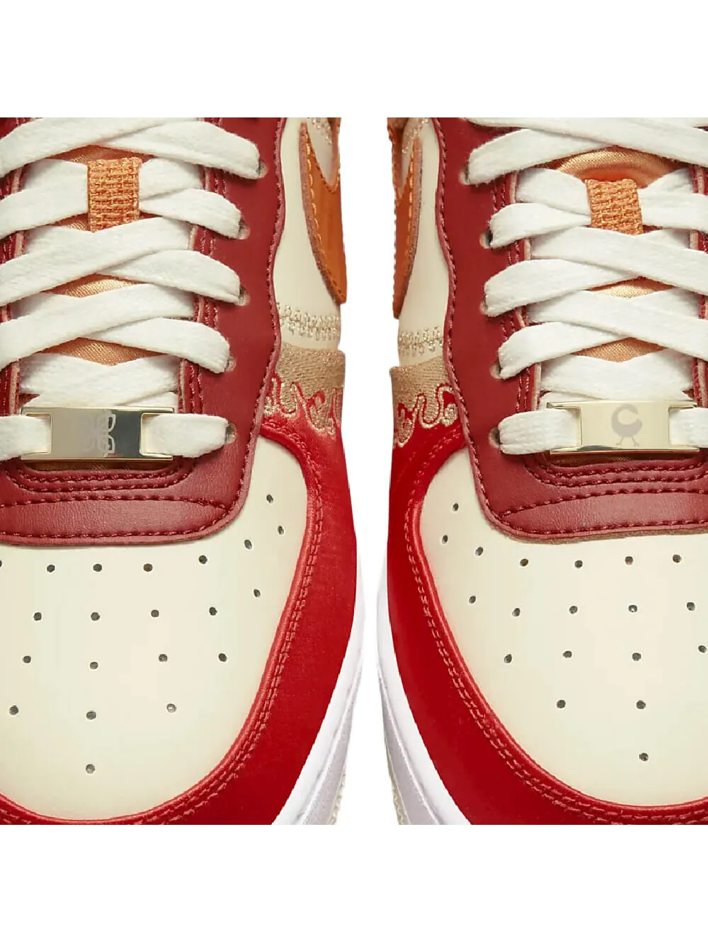 Кросcовки Nike Air Force 1 07 Premium — изображение 9 из 11, красный/бежевый