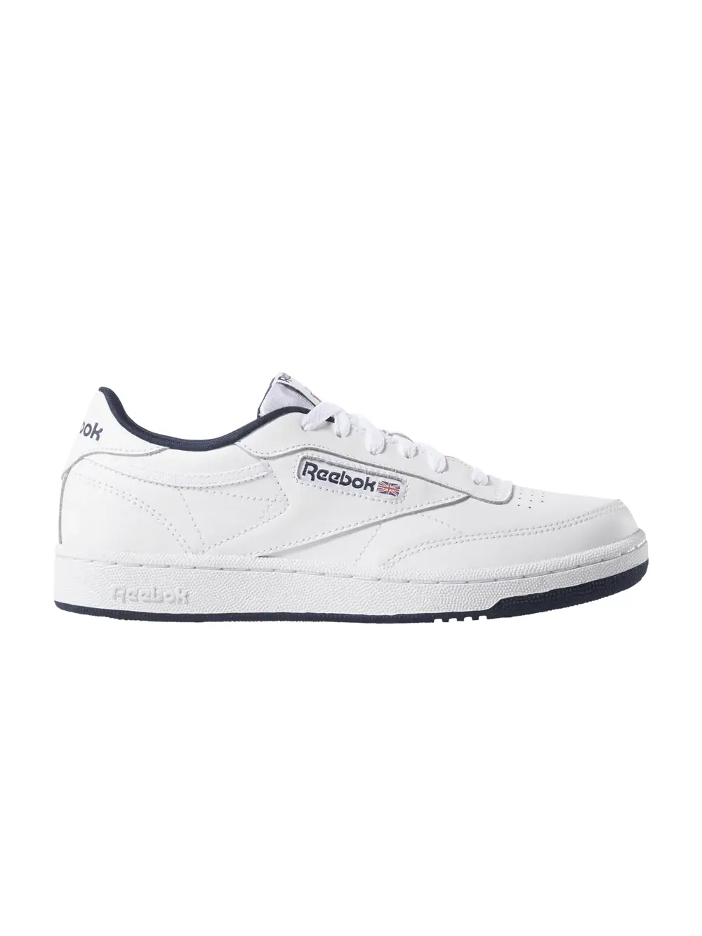 Кроссовки Club C Big Kid Reebok — изображение 1 из 1, белый/темно-синий