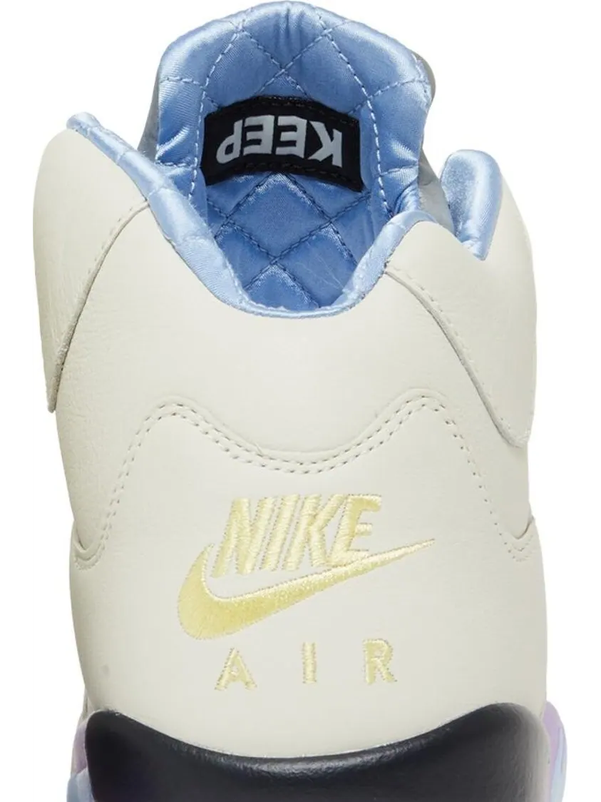 Кроссовки DJ Khaled x Air Jordan 5 Retro We The Best - Sail — изображение 7 из 10, белый