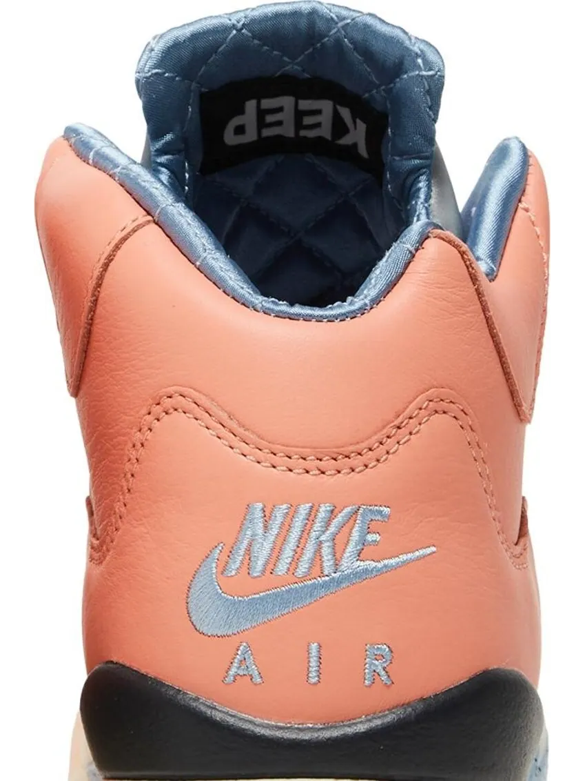Кроссовки DJ Khaled x Air Jordan 5 Retro GS We The Best - Crimson Bliss — изображение 7 из 8, оранжевый