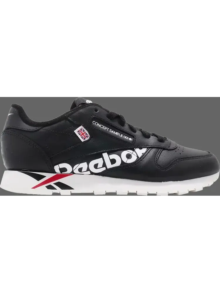 Кроссовки Reebok Wmns Classic Leather — изображение 1 из 1, черный/белый