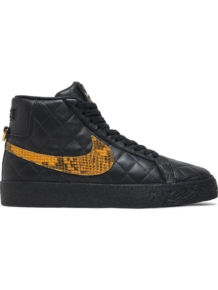 Кроссовки Nike Blazer Mid QS SB 'Black Snakeskin' — изображение 1 из 10, черный