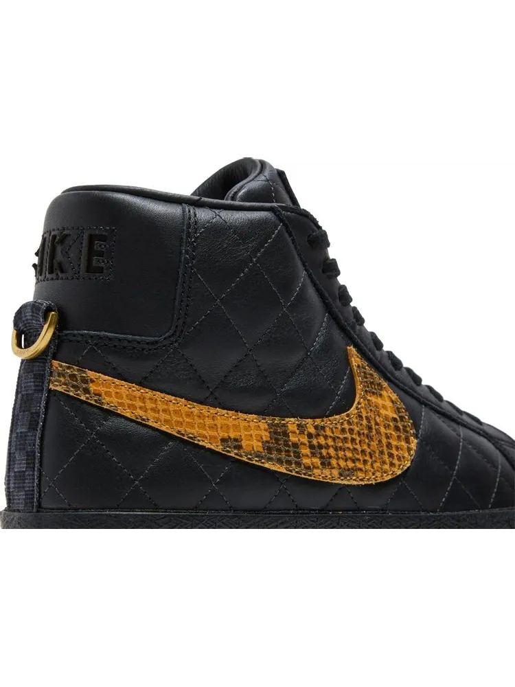 Кроссовки Nike Blazer Mid QS SB 'Black Snakeskin' — изображение 10 из 10, черный