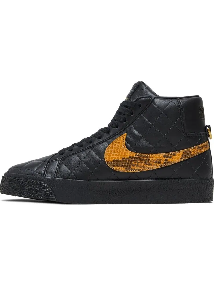 Кроссовки Nike Blazer Mid QS SB 'Black Snakeskin' — изображение 3 из 10, черный