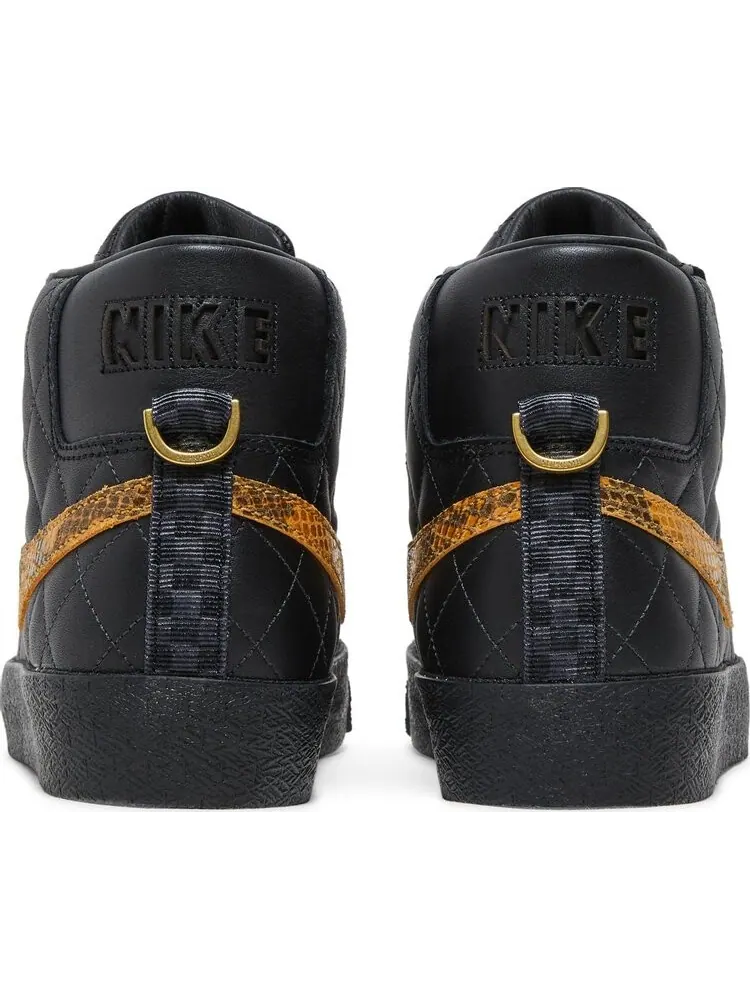 Кроссовки Nike Blazer Mid QS SB 'Black Snakeskin' — изображение 6 из 10, черный