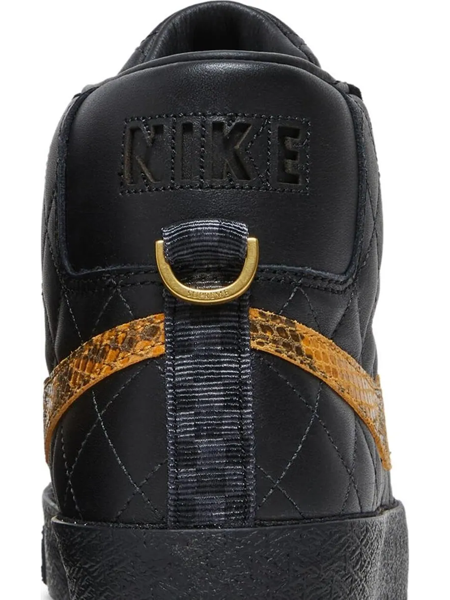 Кроссовки Nike Blazer Mid QS SB 'Black Snakeskin' — изображение 7 из 10, черный