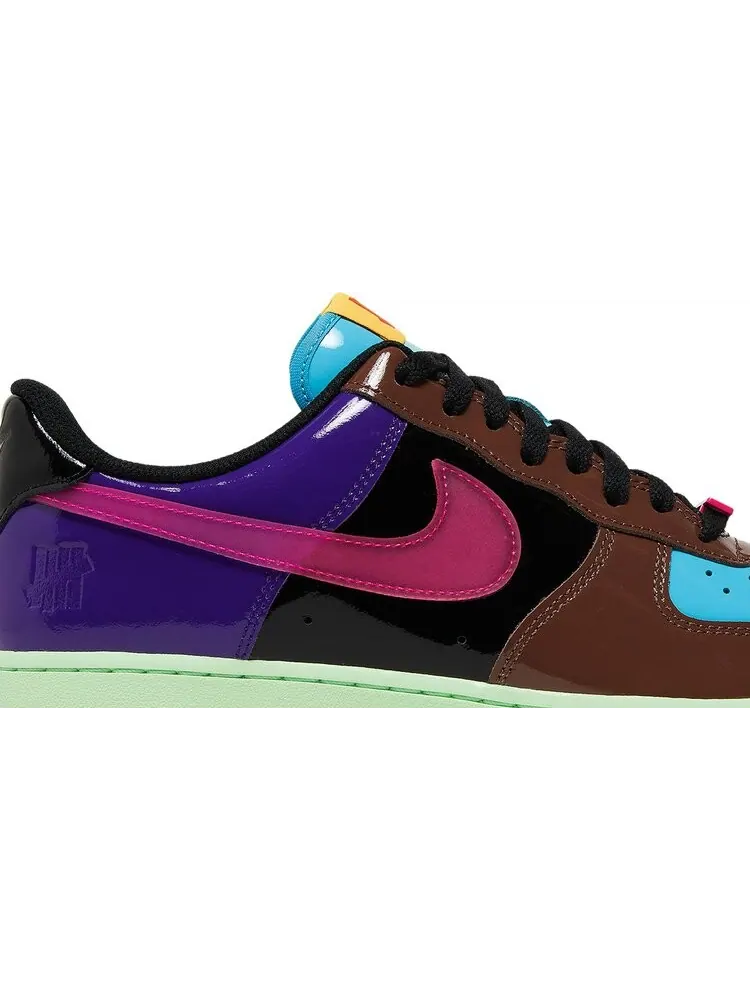 Кроссовки Nike Undefeated x Air Force 1 Low 'Pink Prime' — изображение 2 из 10, мульти