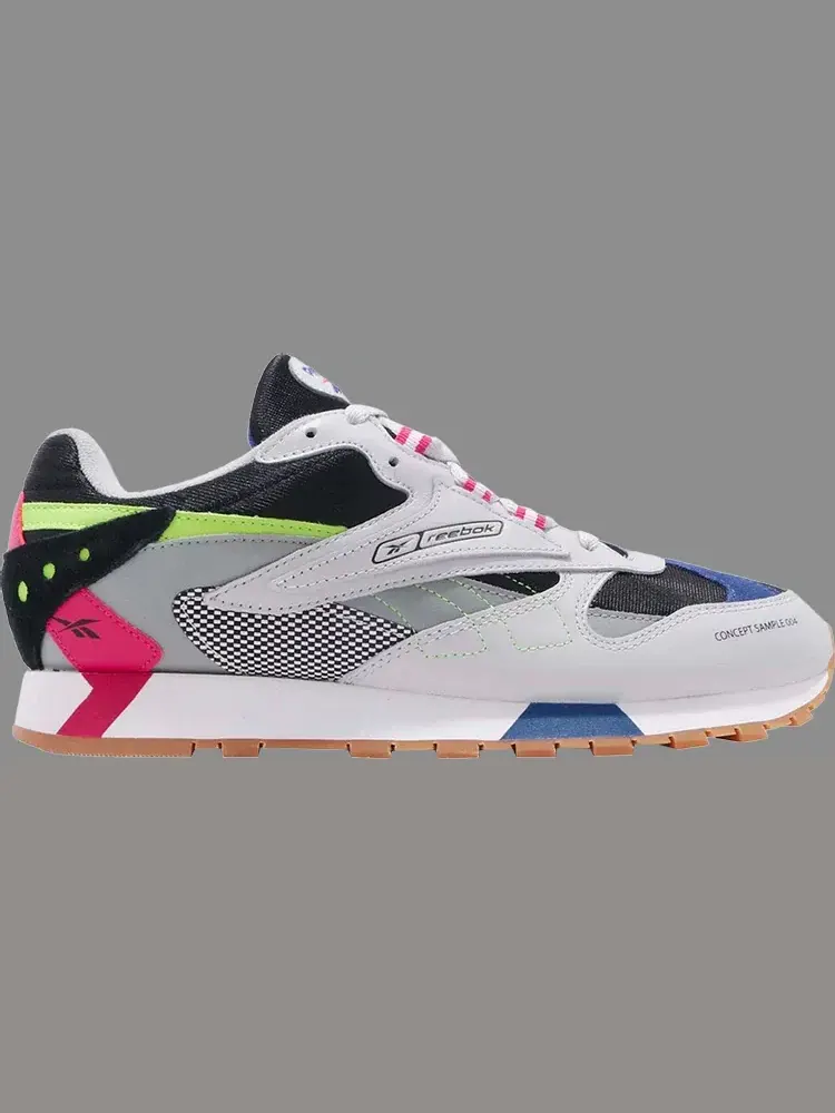 Кроссовки classic leather ati 90s 'skull grey' Reebok — изображение 1 из 1, серый