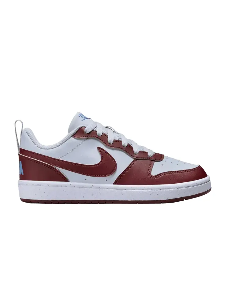 Кроссовки Court Borough Low Recraft GS 'Dark Team Red Pure Platinum' — изображение 1 из 1