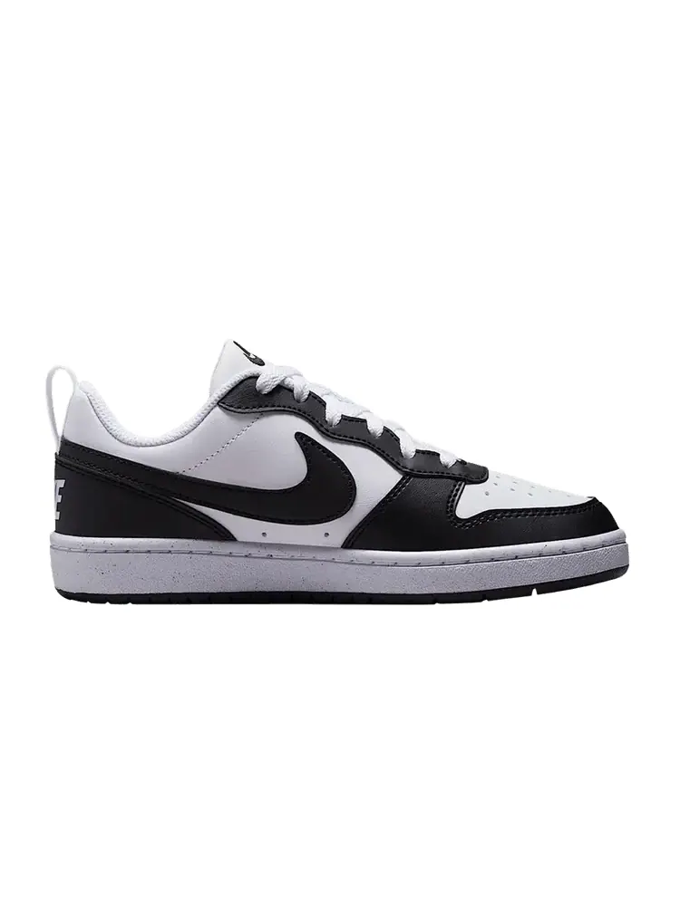 Кроссовки Nike Court Borough Low Recraft GS 'White Black' — изображение 1 из 1, черный