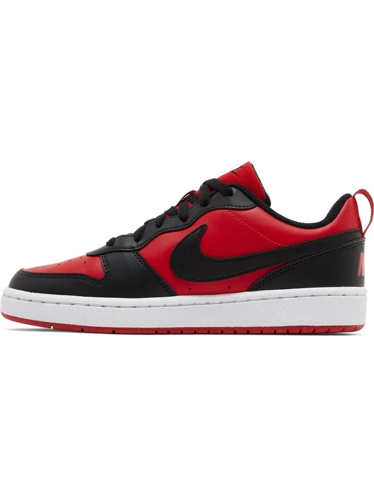 Кроссовки Court Borough Low Recraft GS 'Black University Red' — изображение 3 из 4, красный
