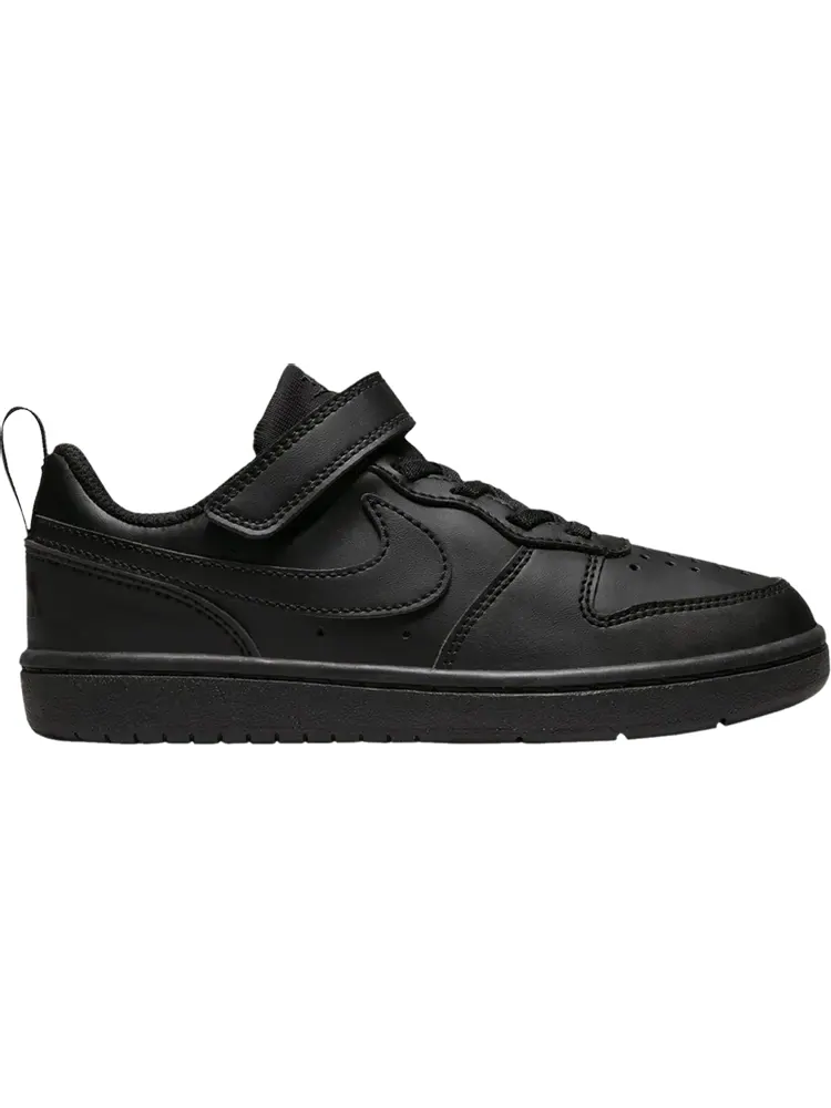 Кроссовки Court Borough Low Recraft PS 'Triple Black' — изображение 1 из 1, черный