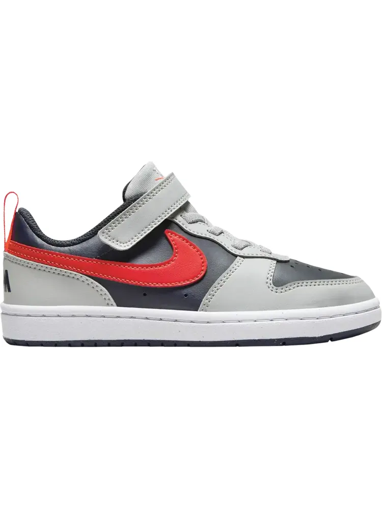 Кроссовки Court Borough Low Recraft PS 'Light Smoke Bright Crimson' — изображение 1 из 1, серый