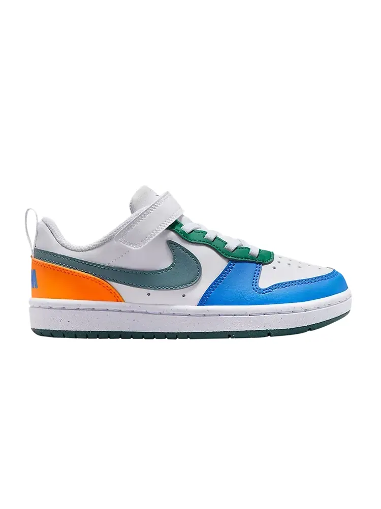 Кроссовки Nike Court Borough Low Recraft PS — изображение 1 из 1, белый