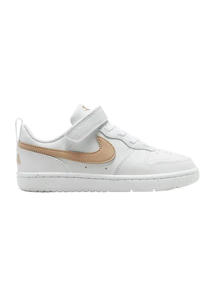 Кроссовки Nike Court Borough Low Recraft PS — изображение 1 из 1, белый