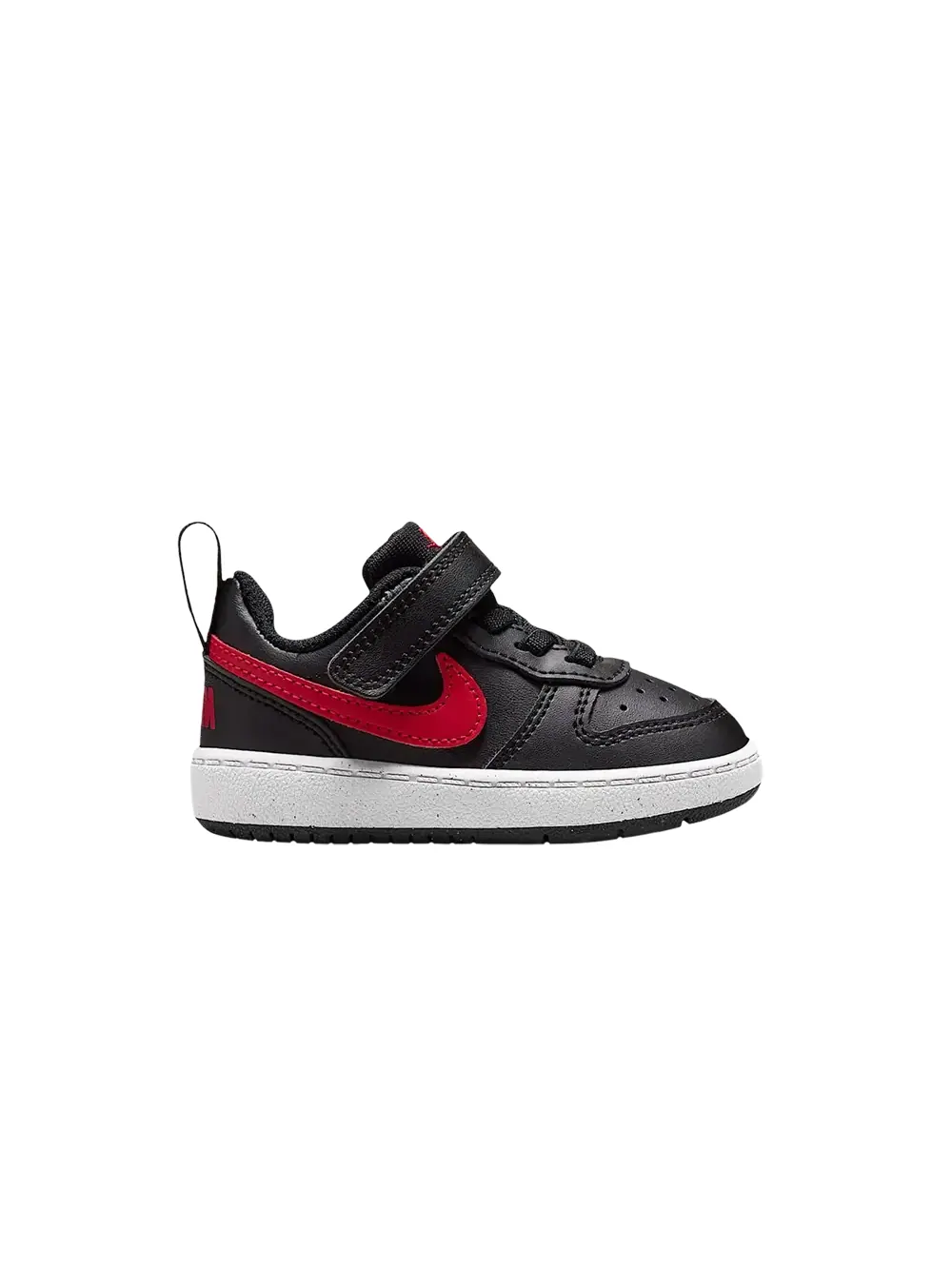 Кроссовки Nike Court Borough Low Recraft TD — изображение 1 из 1, черный/белый/красный