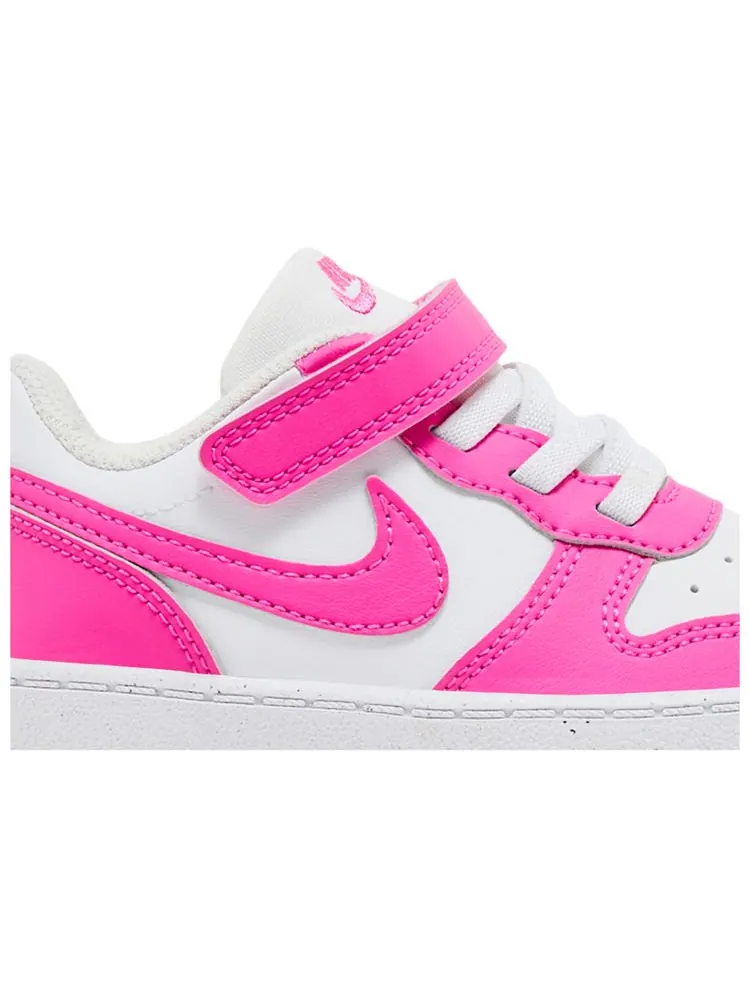 Кроссовки Nike Court Borough Low Recraft TD 'Laser Fuchsia' — изображение 2 из 4, розовый