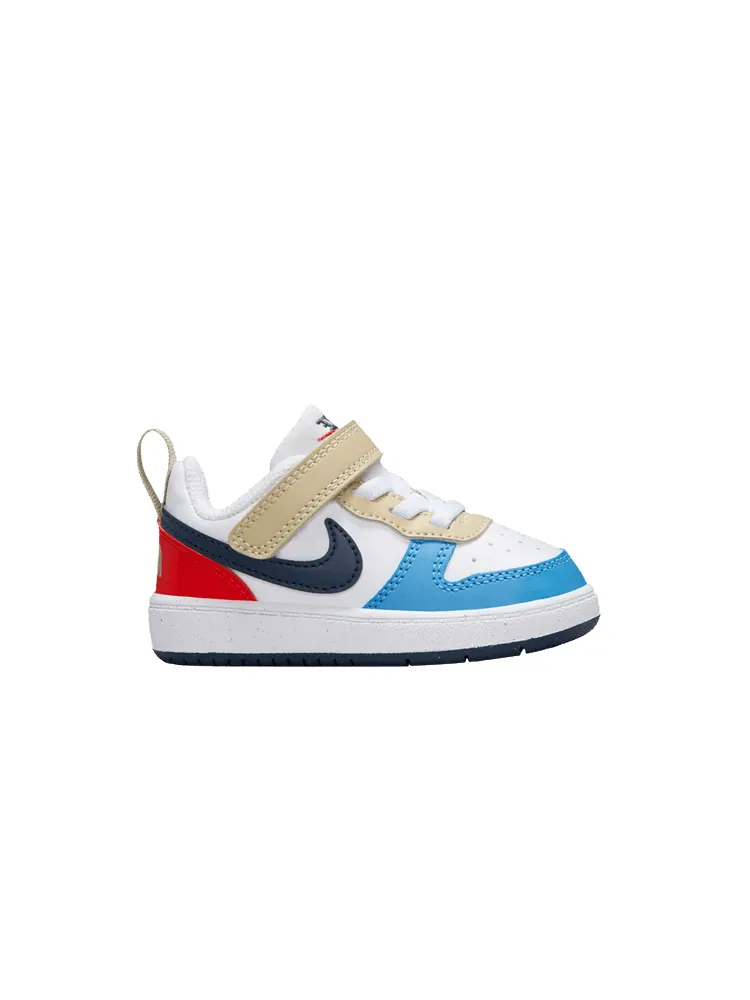 Кроссовки Court Borough Low Recraft TD 'White Thunder Blue Light Crimson' — изображение 1 из 1, белый синий светлый