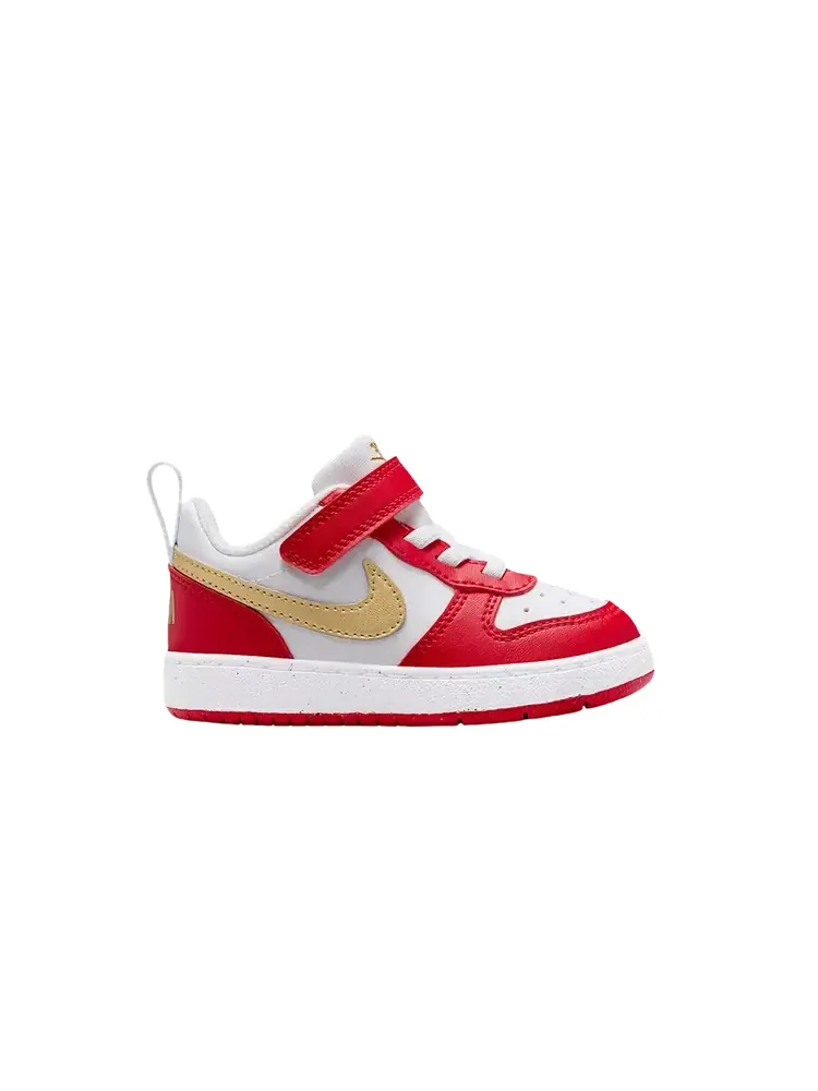 Кроссовки Nike Court Borough Low Recraft TD 'White University Red' — изображение 1 из 1, красный