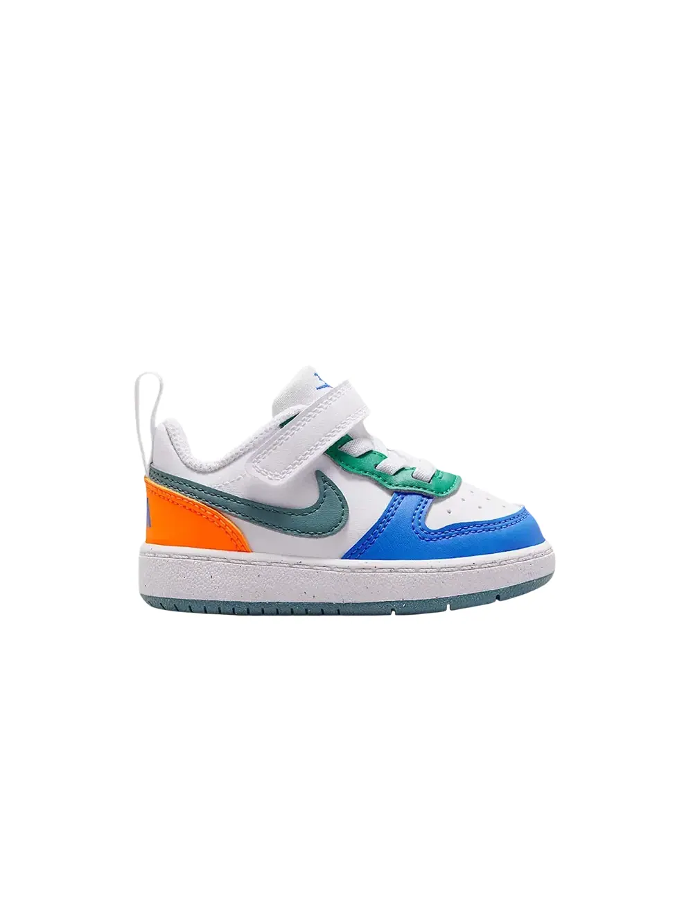 Кроссовки Nike Court Borough Low Recraft TD — изображение 1 из 1, белый//синий