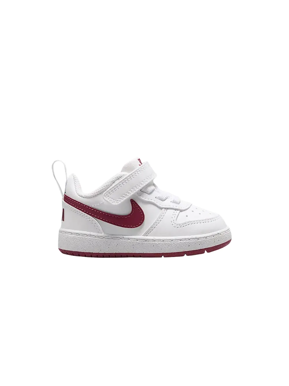Кроссовки Nike Court Borough Low Recraft TD — изображение 1 из 1, белый/розовый